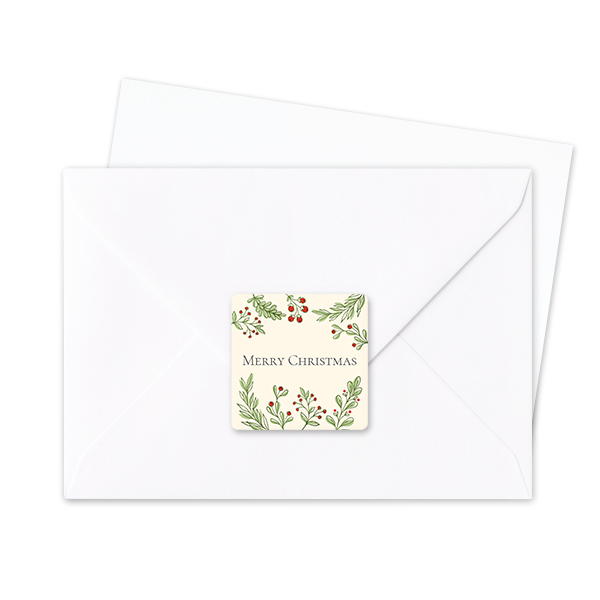 Seal Sticker Square - set of 24