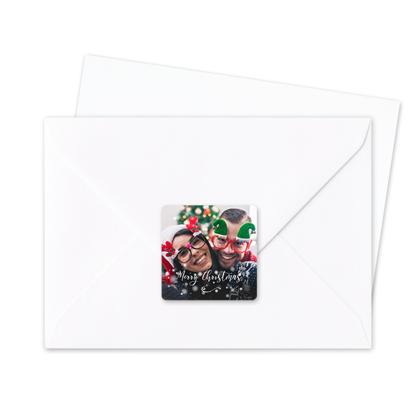 Seal Sticker Square - set of 24