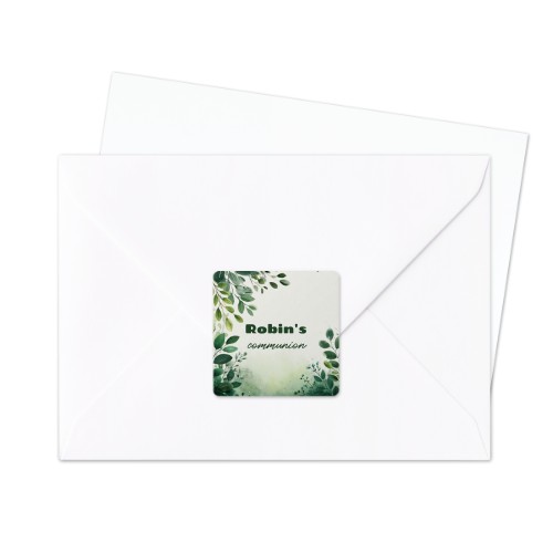 Briefumschlag Sticker Quadrat - 24 Stk.