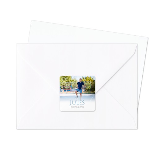 Autocollants pour enveloppes Carrée (lot de 24)