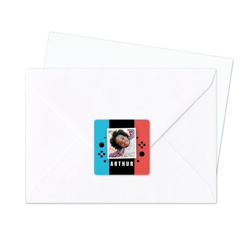 Autocollants pour enveloppes Carrée (lot de 24)