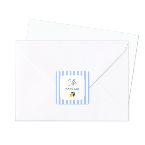 Briefumschlag Sticker Quadrat - 24 Stk.