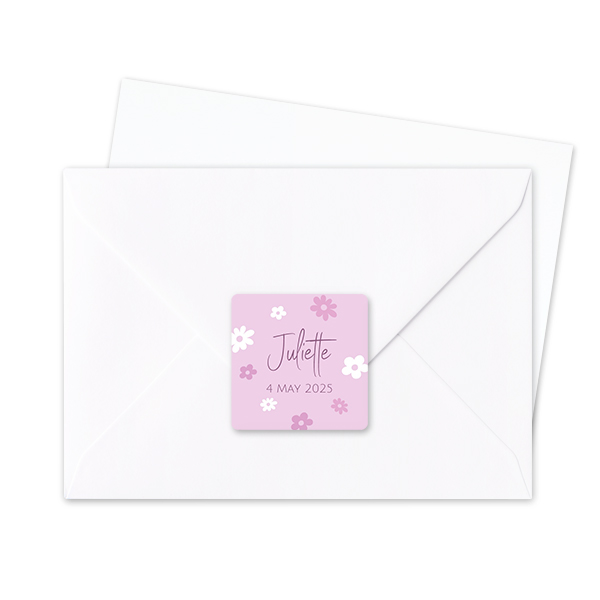 Seal Sticker Square - set of 24