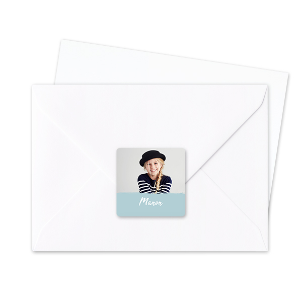 Seal Sticker Square - set of 24