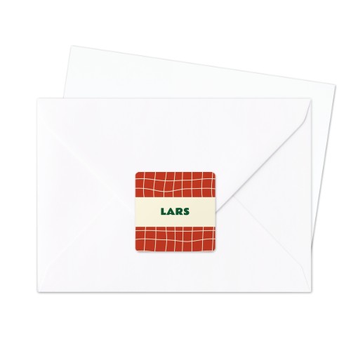 Briefumschlag Sticker Quadrat - 24 Stk. Briefumschlag Sticker Quadrat - 24 Stk.