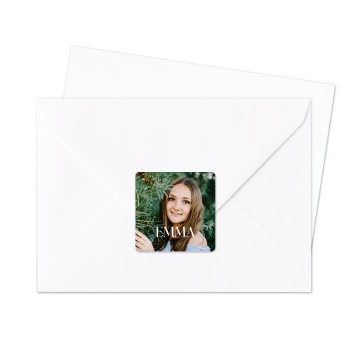 Autocollants pour enveloppes Carrée (lot de 24)