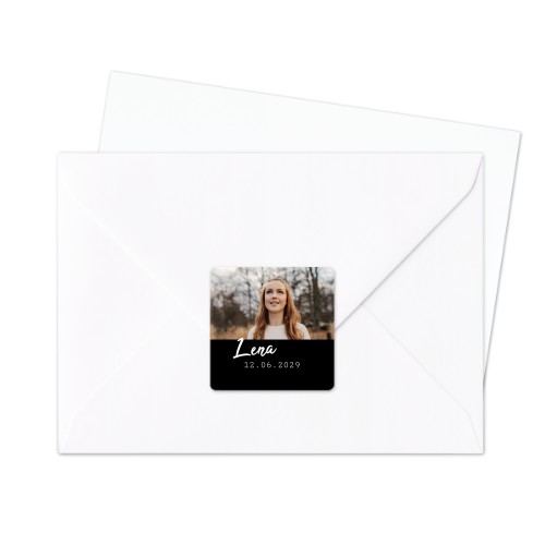 Seal Sticker Square - set of 24
