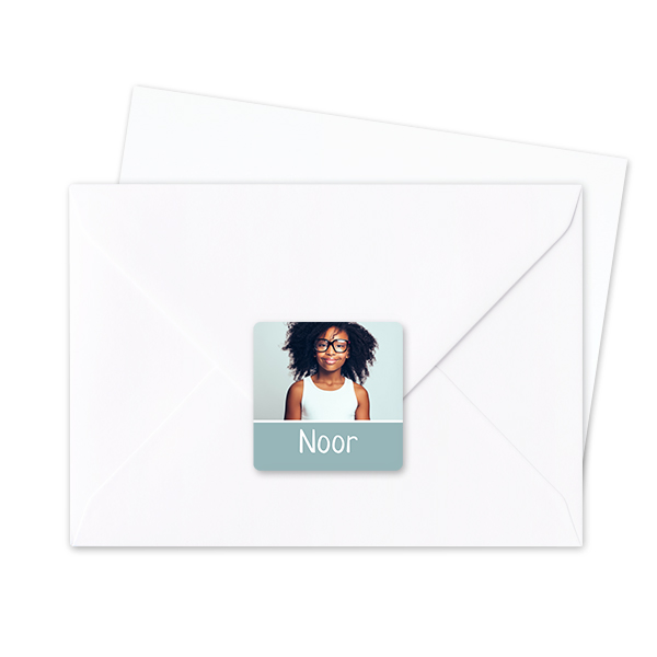 Seal Sticker Square - set of 24