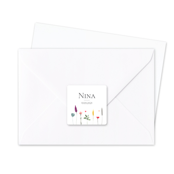 Seal Sticker Square - set of 24 Seal Sticker Square - set of 24