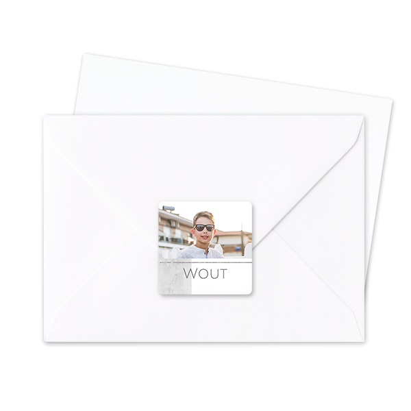 Autocollants pour enveloppes Carrée (lot de 24) Autocollants pour enveloppes Carrée (lot de 24)