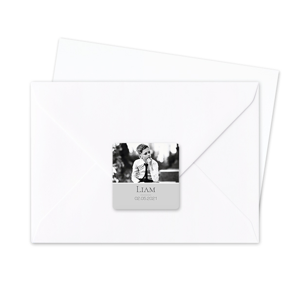 Seal Sticker Square - set of 24