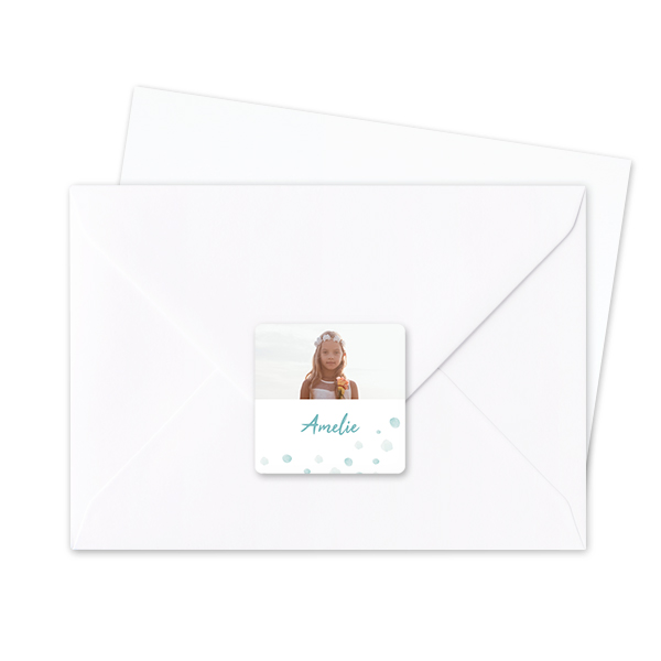 Autocollants pour enveloppes Carrée (lot de 24) Autocollants pour enveloppes Carrée (lot de 24)