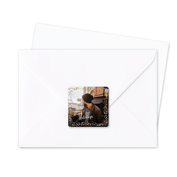 Seal Sticker Square - set of 24