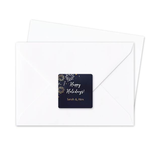 Seal Sticker Square - set of 24