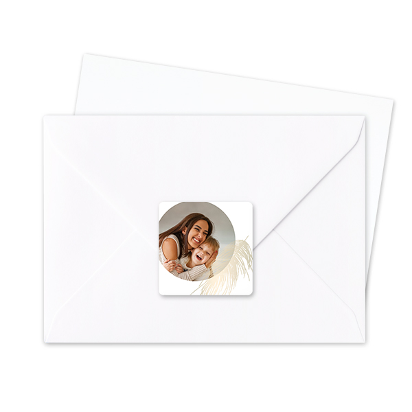 Seal Sticker Square - set of 24
