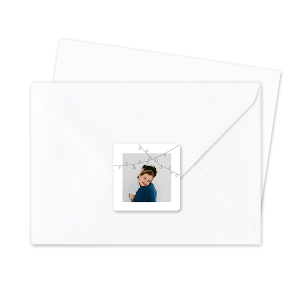 Seal Sticker Square - set of 24