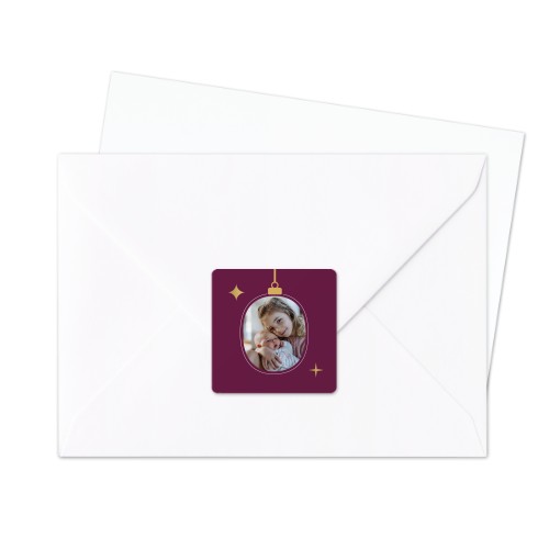 Briefumschlag Sticker Quadrat - 24 Stk.