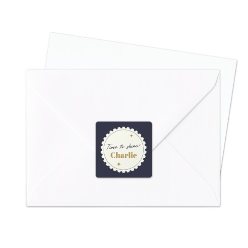 Briefumschlag Sticker Quadrat - 24 Stk. Briefumschlag Sticker Quadrat - 24 Stk.