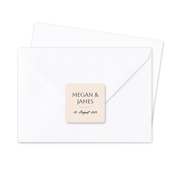 Autocollants pour enveloppes Carrée (lot de 24) Autocollants pour enveloppes Carrée (lot de 24)