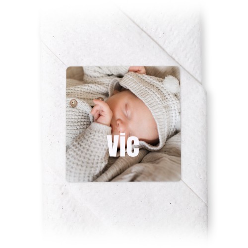 Etiquettes Carrées de serviette (lot de 24)