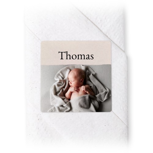 Etiquettes Carrées de serviette (lot de 24)