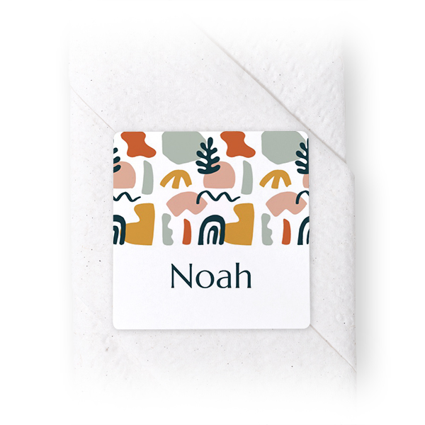 Stickers voor servetten vierkant (set van 24)