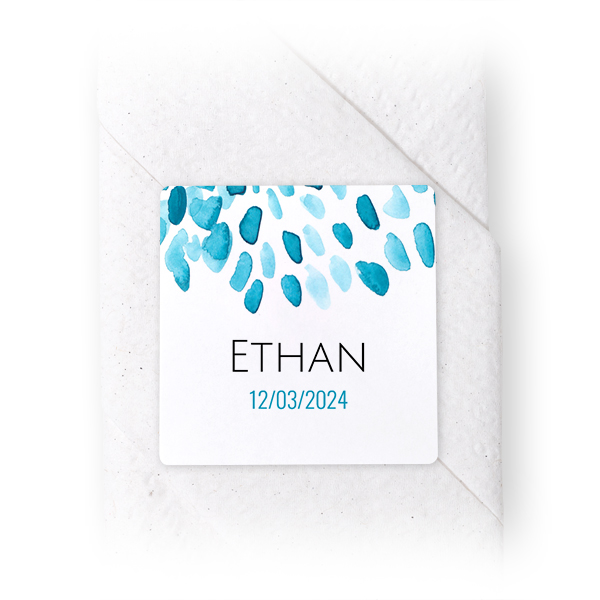 Napkin Stickers Square - set of 24