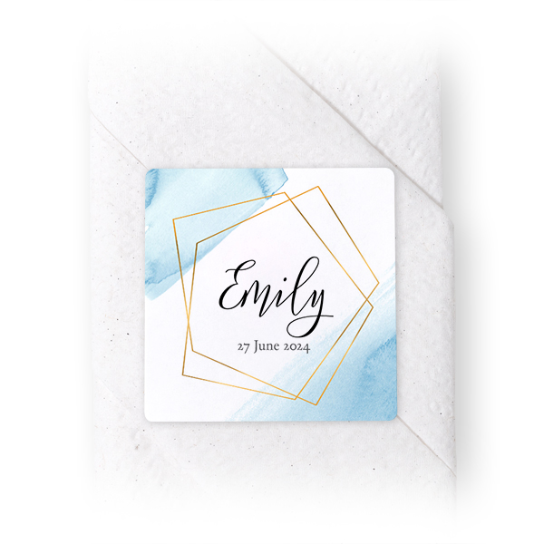 Napkin Stickers Square - set of 24 Napkin Stickers Square - set of 24