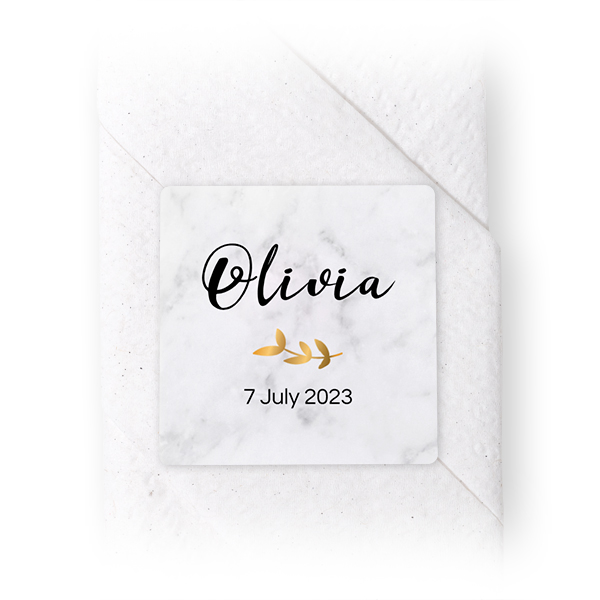Napkin Stickers Square - set of 24 Napkin Stickers Square - set of 24