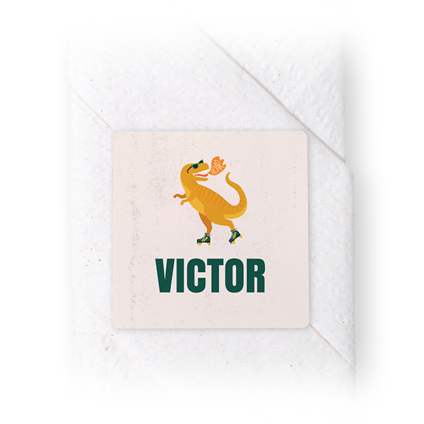 Napkin Stickers Square - set of 24