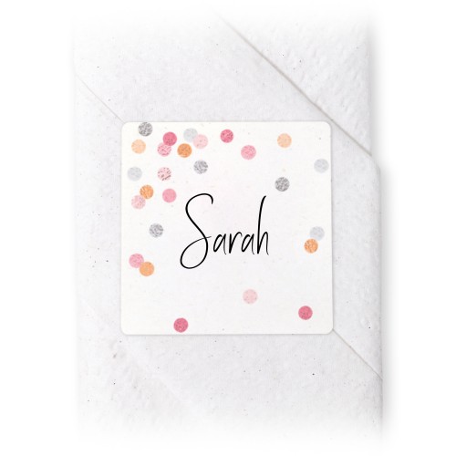 Etiquettes Carrées de serviette (lot de 24) Etiquettes Carrées de serviette (lot de 24)
