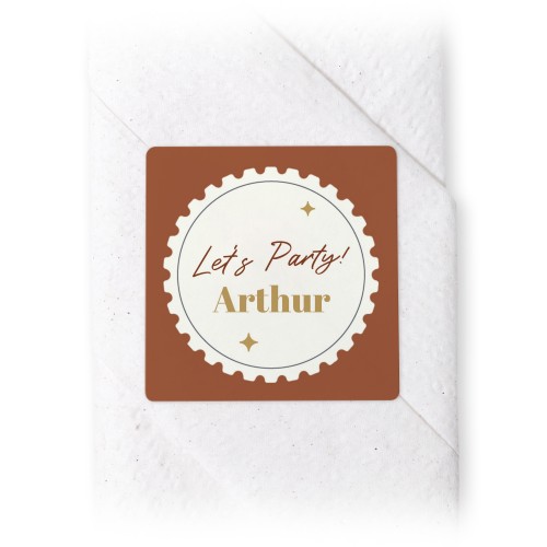 Servietten-Sticker Quadrat-Format - 24 Stk.