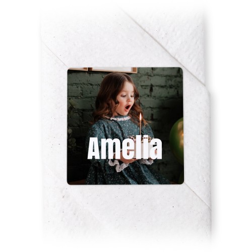 Etiquettes Carrées de serviette (lot de 24)