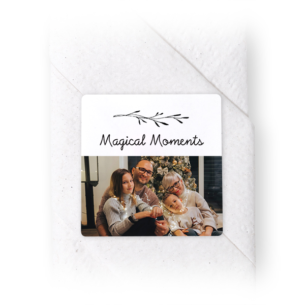 Napkin Stickers Square - set of 24