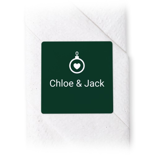 Napkin Stickers Square - set of 24
