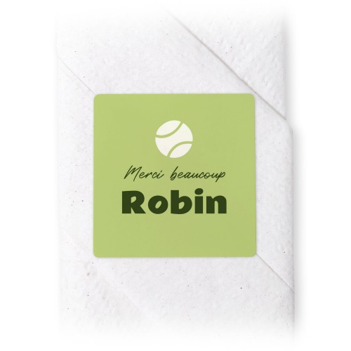 Etiquettes Carrées de serviette (lot de 24)