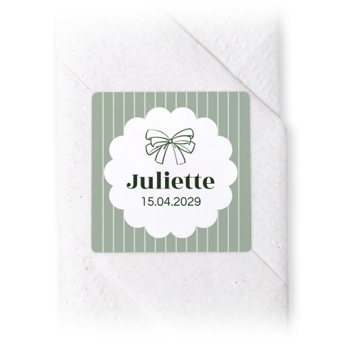 Napkin Stickers Square - set of 24 Napkin Stickers Square - set of 24