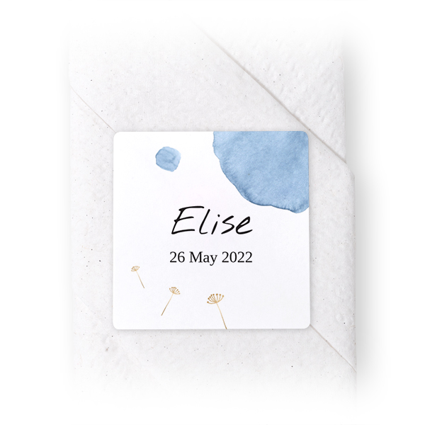 Etiquettes Carrées de serviette (lot de 24)