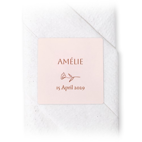 Napkin Stickers Square - set of 24