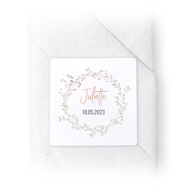 Napkin Stickers Square - set of 24