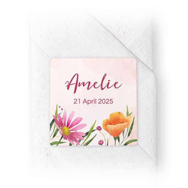 Etiquettes Carrées de serviette (lot de 24)