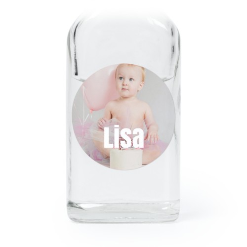 Mini Bottles with Round Stickers - Set of 12