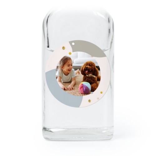 Mini flesjes met ronde sticker - set van 12 Mini flesjes met ronde sticker - set van 12