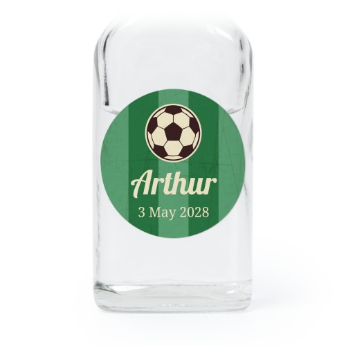 Mini-Flaschen mit Sticker Rund - 12 Stk. 