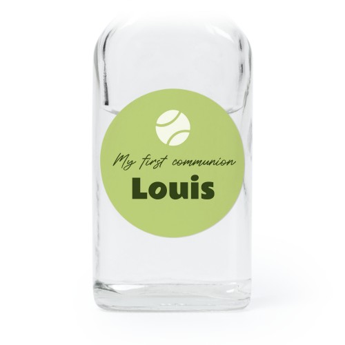 Mini Bottles with Round Stickers - Set of 12 Mini Bottles with Round Stickers - Set of 12