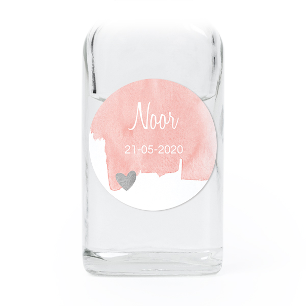 Mini Bottles with Round Stickers - Set of 12 Mini Bottles with Round Stickers - Set of 12