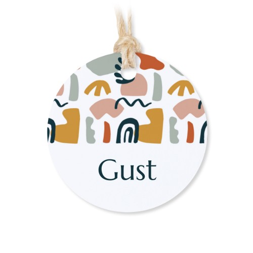 Boîtes en métal avec couvercle en bois sticker rond (lot de 12)