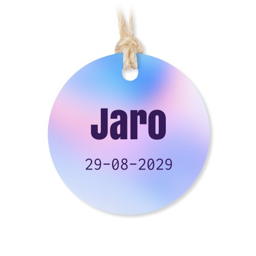 Boîtes en métal avec couvercle en bois sticker rond (lot de 12)