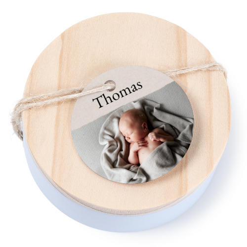 Geschenkdoosje met rond label - set van 12 Geschenkdoosje met rond label - set van 12