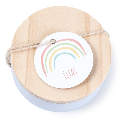 Geschenkdoosje met rond label - set van 12 Geschenkdoosje met rond label - set van 12